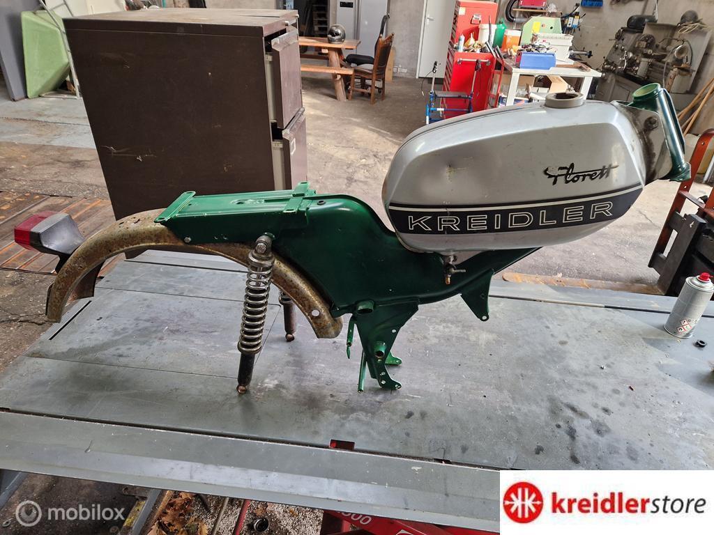 Kreidler Frame voor onderdelen of crossbrommer bouwen