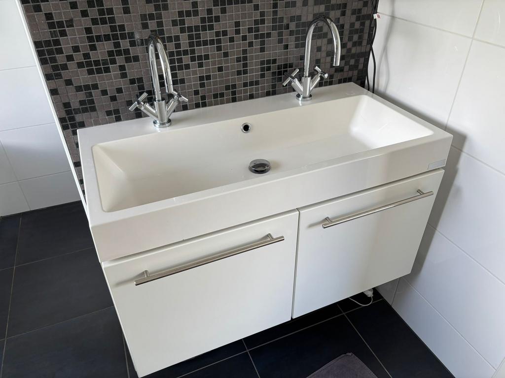 Dornbracht wastafelkranen 2 stuks, Ophalen of Verzenden, Gebruikt, Chroom, Toilet