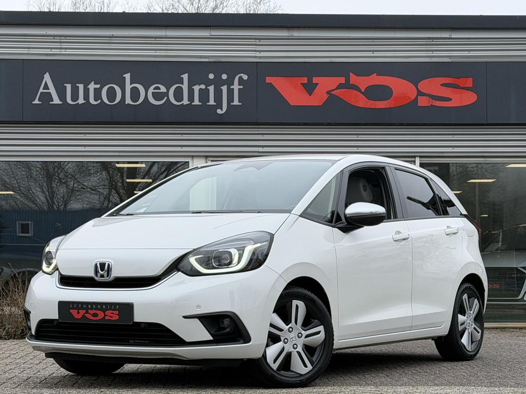 Honda Jazz 1.5 e:HEV Executive | Keyless | Stuurverwarming |, Euro 6, Leder en Stof, Wit, Origineel Nederlands