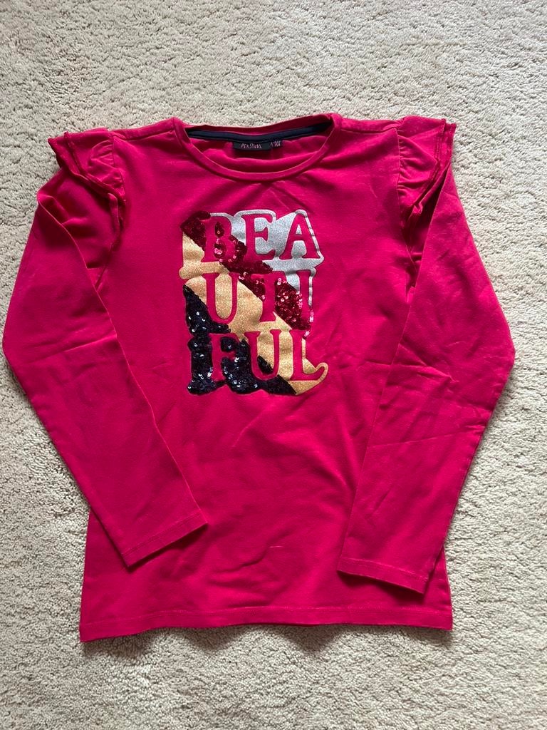 Shirt maat 152/158, Kinderen en Baby's, Ophalen of Verzenden, Zo goed als nieuw, Meisje, Shirt of Longsleeve