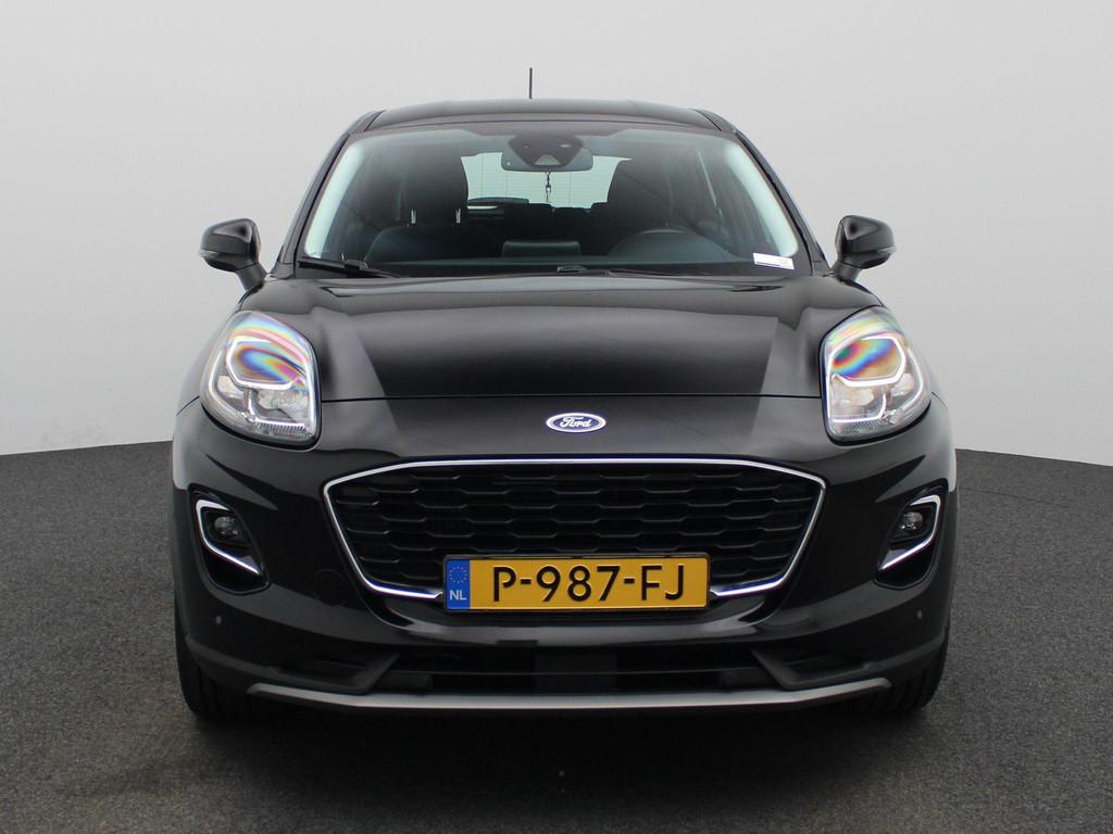 Ford Puma 1.0 EcoBoost Hybrid Titanium X | Camera | Trekhaak, Voorwielaandrijving, 12 maanden, Zwart, Origineel Nederlands