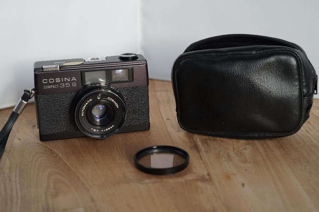 ✅ Cosina Compact 35 S & filter & tasje & NIEUWE afdichtingen, Ophalen, Refurbished, Compact, Pentax