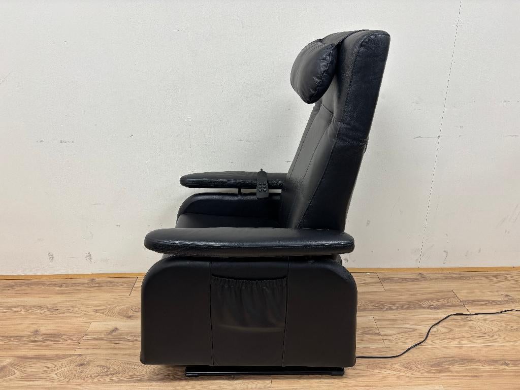 Doge Modulair sta op stoel zwart leer gratis op maat gemaakt, Ophalen, Gebruikt