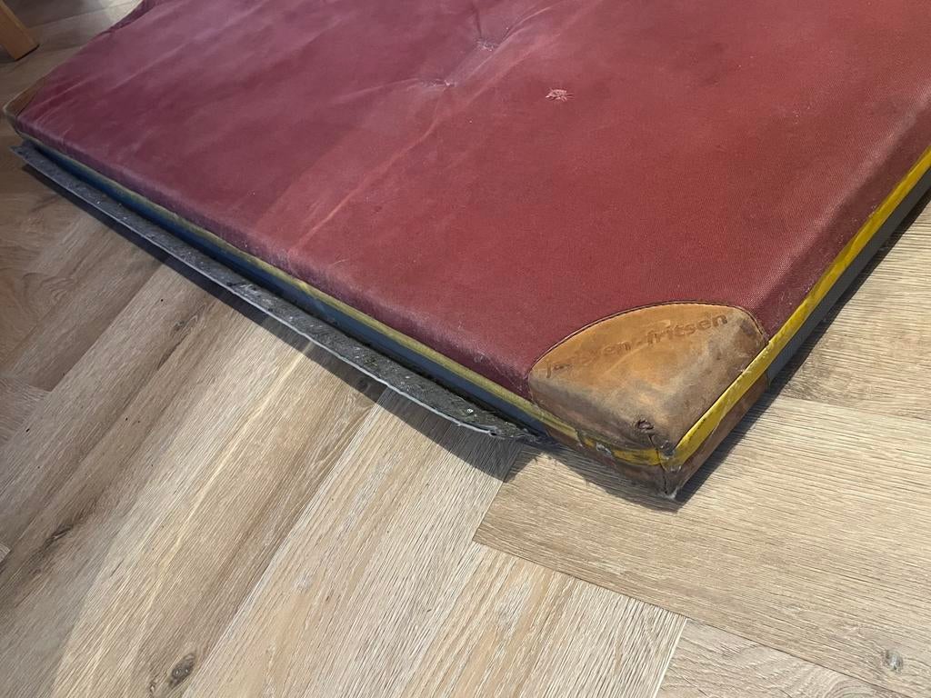 Gymmat vintage Janssen en Fritsen (2 stuks), Ophalen, Gebruikt, Fitnessmat