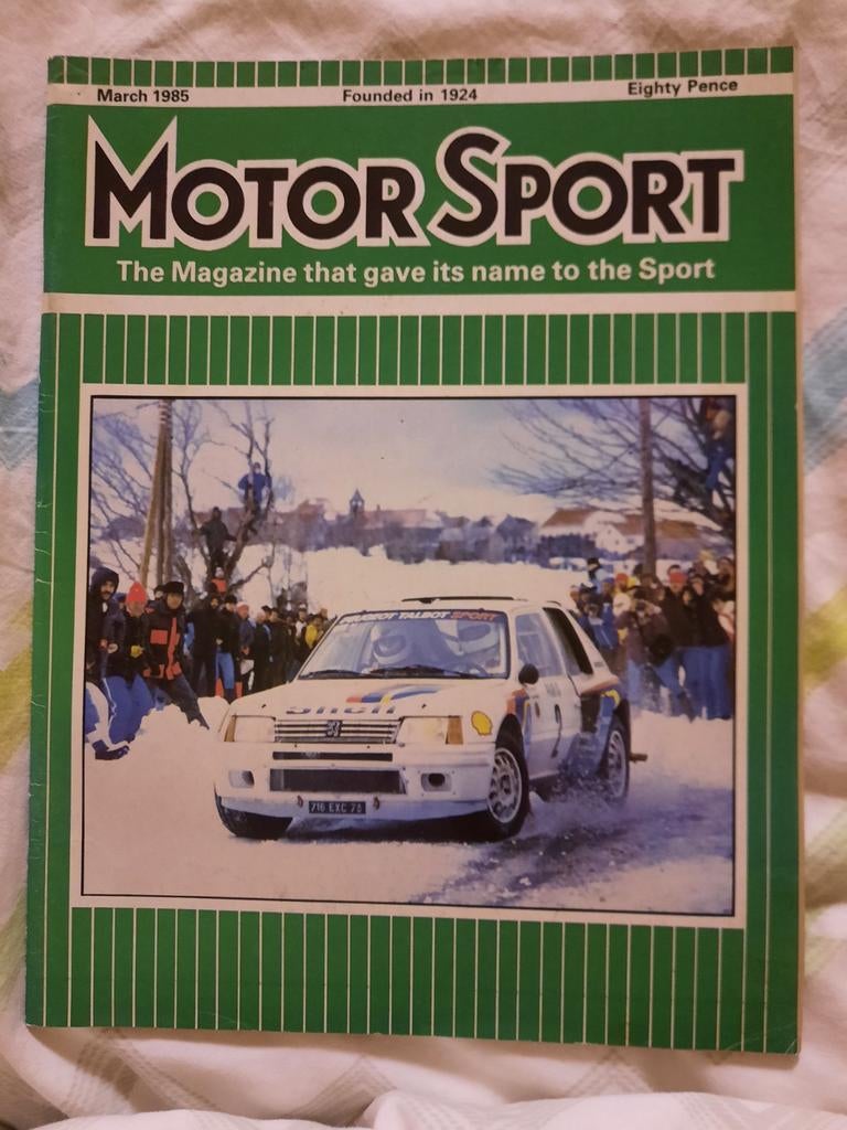Motor Sport maart 1985, Ophalen of Verzenden