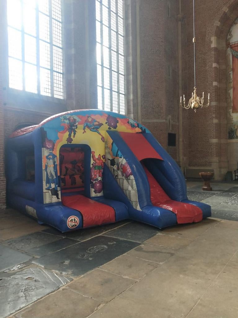 Springkussen super helden te koop, Ophalen of Verzenden, Zo goed als nieuw, Overige