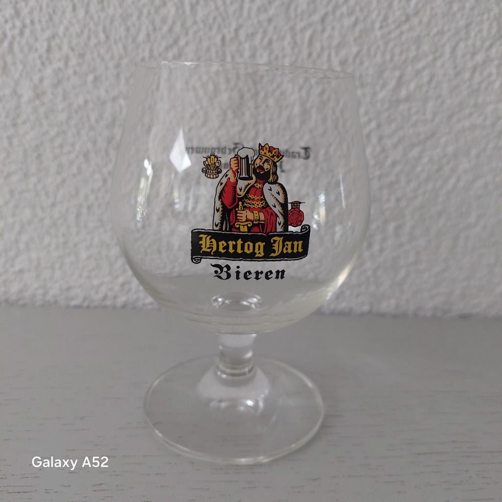 Hertog Jan "bolletje" glas logo 6, Verzamelen, Ophalen of Verzenden, Nieuw, Glas of Glazen, Hertog Jan