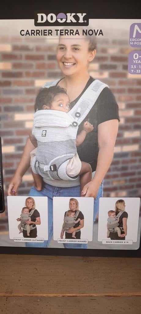 NIEUW  Dooky Terra Nova Draagzak, Kinderen en Baby's, Babydragers en Draagdoeken, Overige merken, Nieuw, Ophalen of Verzenden