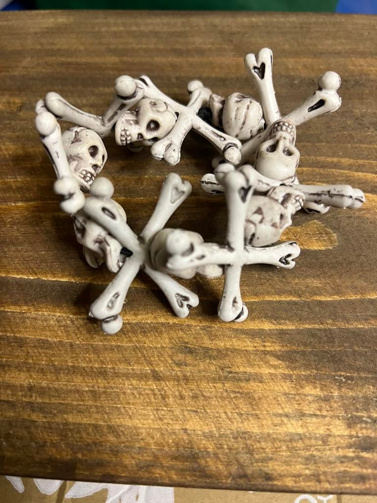 Carnavals armband skelet nieuw, Ophalen, Nieuw, Carnaval