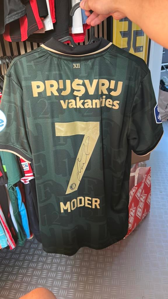 Gesigneerd Moder shirt Feyenoord, Maat S, Ophalen of Verzenden, Nieuw, Shirt