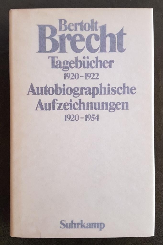 Bertolt Brecht - Tagebücher, Boeken, Ophalen of Verzenden, Zo goed als nieuw