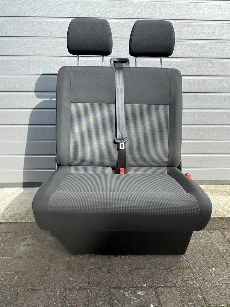 Vw Transporter T5 T6 Bijrijdersbank Bank Zetel Double Grid, Auto-onderdelen, Interieur en Bekleding, Ophalen, Volkswagen