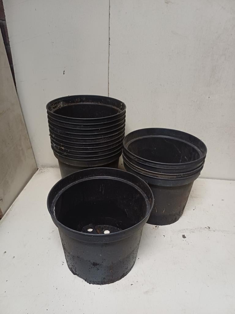 Kweekpotten plantenpotten bloempotten 5 liter, Tuin en Terras, Bloempotten, Kunststof, Gebruikt, Rond, Ophalen of Verzenden