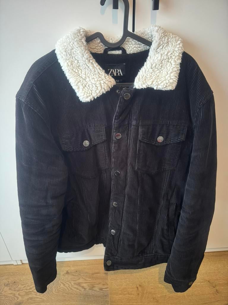 Zwaart Zara heren jas, Ophalen of Verzenden, Zo goed als nieuw