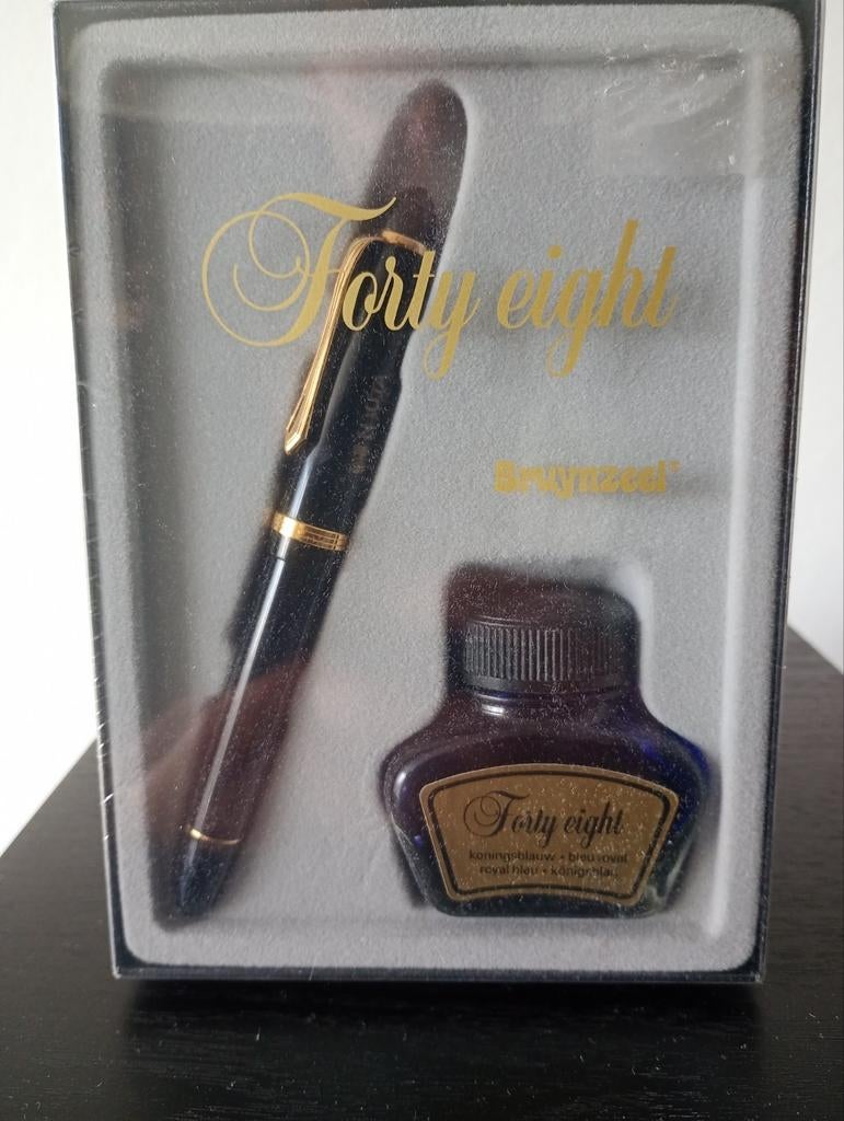 Forty eight vulpen met inkt - Nieuw in doosje, Overige merken, Nieuw, Met doosje, Ophalen of Verzenden
