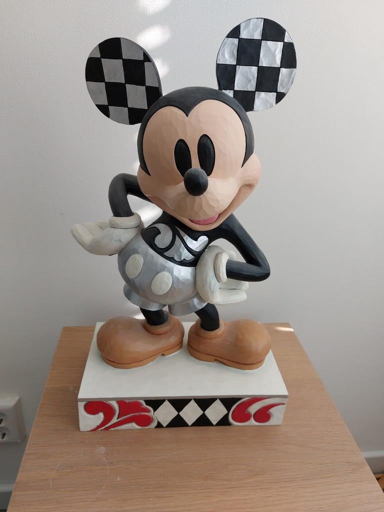 Mickey 100 jaar big figurine disney traditions, Ophalen of Verzenden, Mickey Mouse, Zo goed als nieuw, Beeldje of Figuurtje