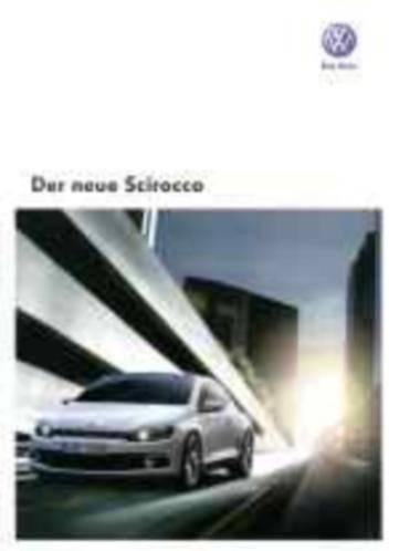 Volkswagen VW Scirocco 3 of R brochure/auto folder '10 - '15, Ophalen of Verzenden, Zo goed als nieuw, Volkswagen