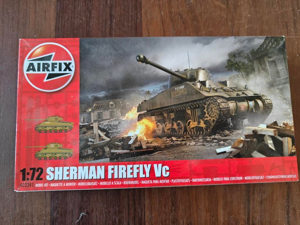 Airfix 1/72 Sherman Firefly Tank, Ophalen of Verzenden, Zo goed als nieuw, Airfix, Tank