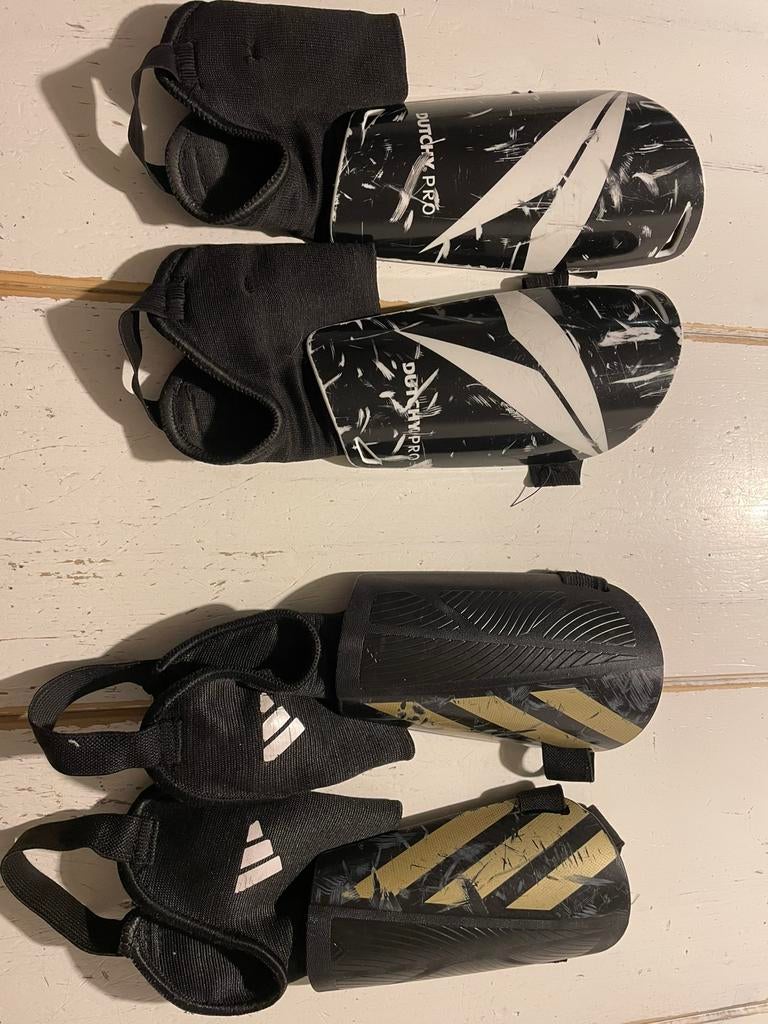 Scheenbeschermers voetbal, junior van 6 tot 11 jaar, Ophalen of Verzenden, Gebruikt, Overige binnenlandse clubs