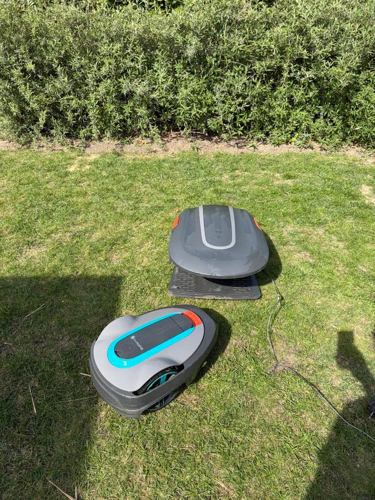 Gardena Sileno City 250 robotmaaier, Ophalen of Verzenden, Gebruikt, Minder dan 20 cm, Bestuurbaar via app