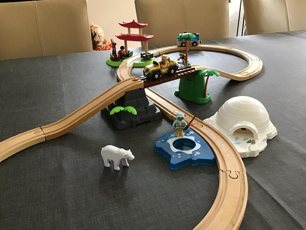 Playtive treinbaan, wereldreis, Ophalen, Zo goed als nieuw