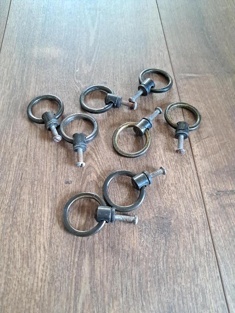 Lade grepen - 8 stuks, Ophalen of Verzenden, Gebruikt, IJzer, Klink of Kruk