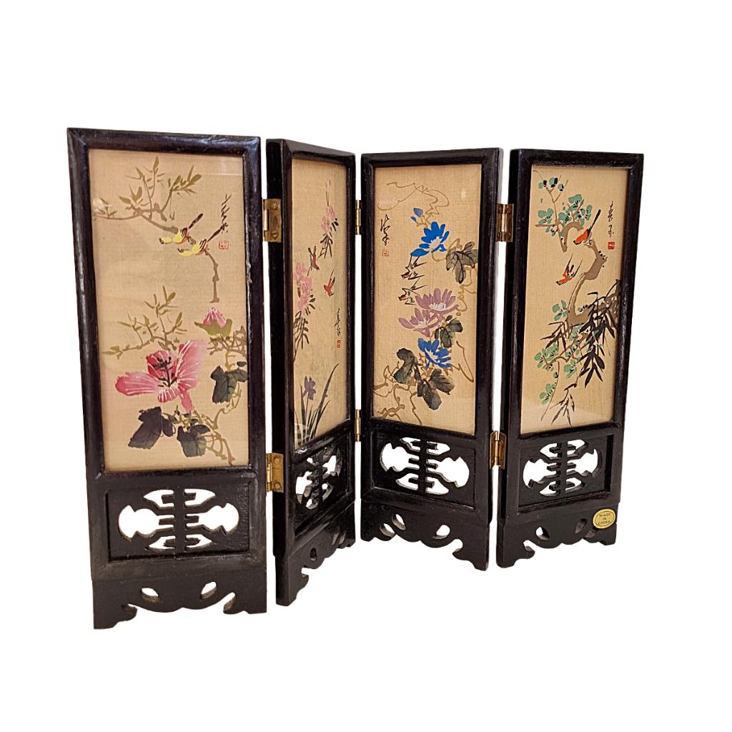 Vintage Chinese tafelscheider zijde, Antiek en Kunst, Kunst | Niet-Westerse kunst, Ophalen of Verzenden