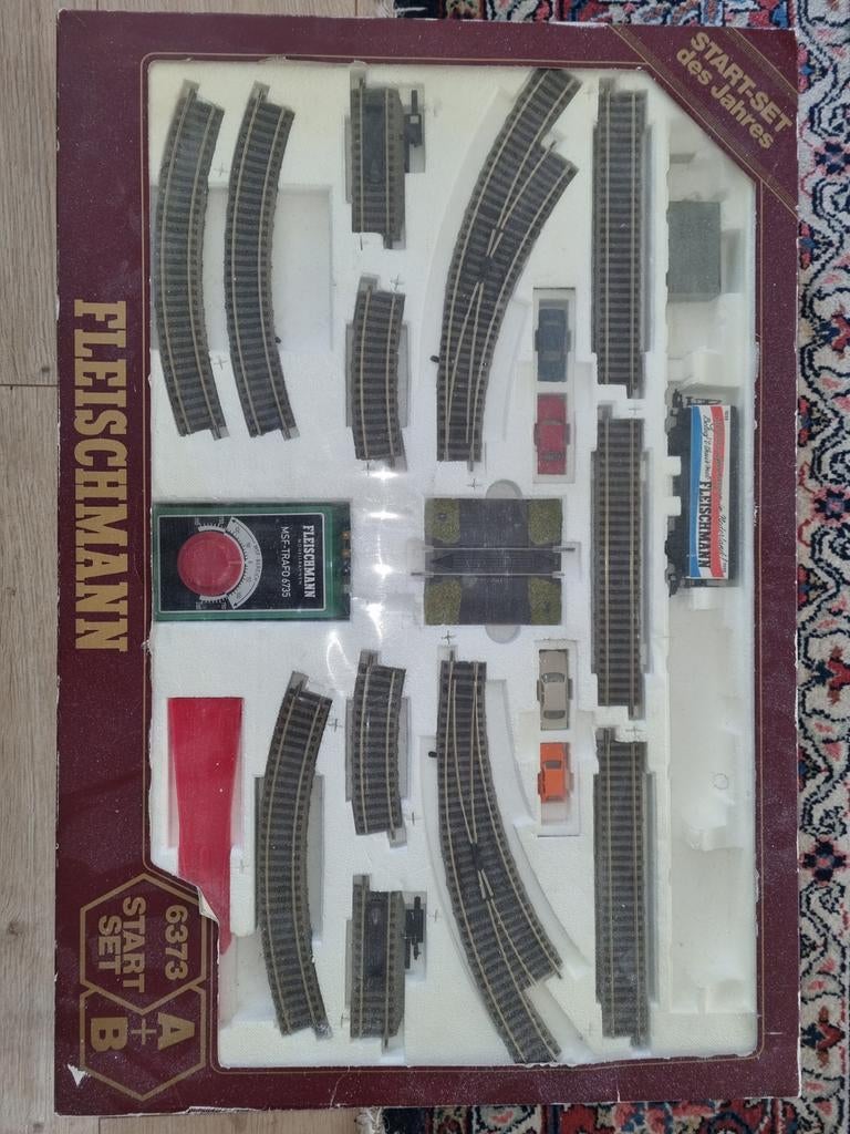 Fleischmann Startset A+B Profirail 6373, Hobby en Vrije tijd, Modeltreinen | H0, Gebruikt, Treinset, Gelijkstroom, Fleischmann