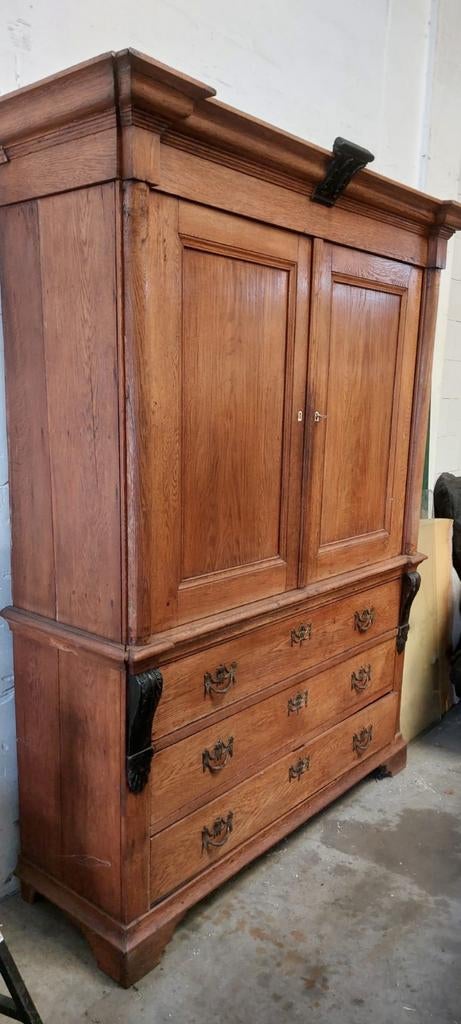 Eiken kast, Antiek en Kunst, Antiek | Meubels | Kasten, Ophalen