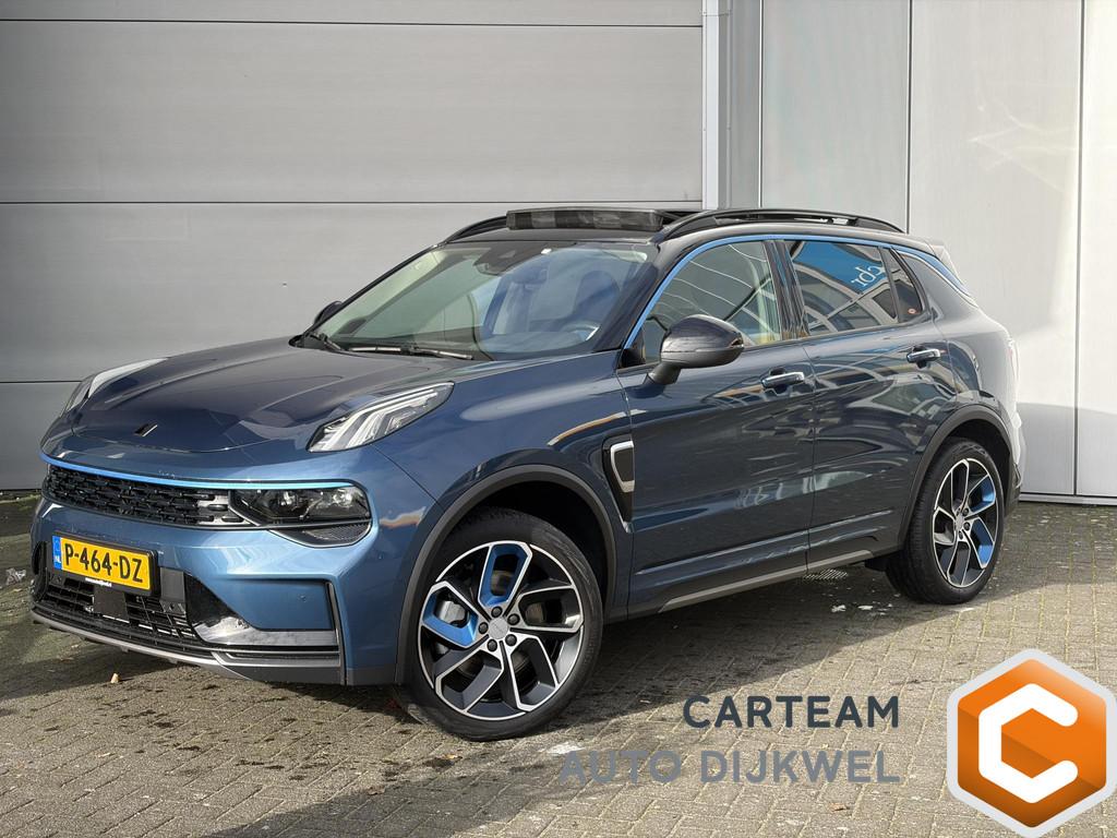 Lynk & Co 01 1.5 More/Trekhaak/Premium audio/Pano/360 Camera, Stof, Blauw, 120 €/maand, Bedrijf