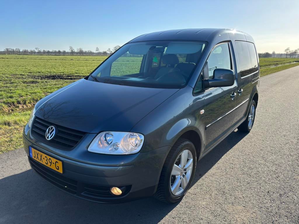 Volkswagen Caddy 1.4 16V Combi 2009 113Dkm Clima Nwe apk, Auto's, Bestelauto's, Stof, 1282 kg, 4 cilinders, Volkswagen