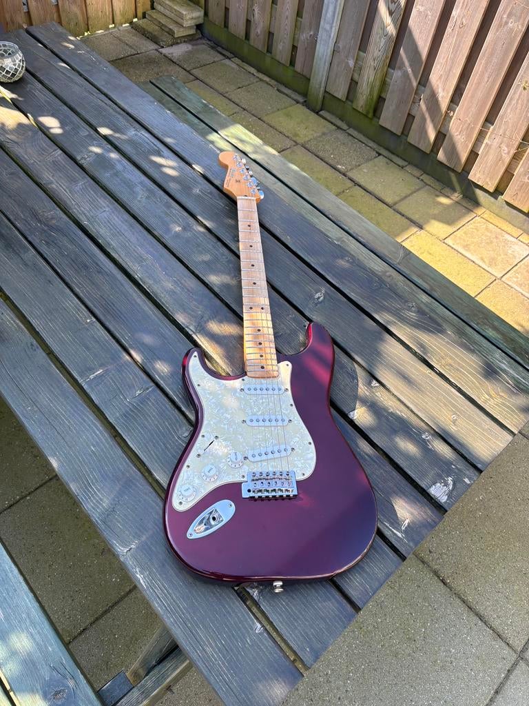 Linkshandige Fender Stratocaster Mexico 2004, Ophalen, Zo goed als nieuw, Solid body, Fender