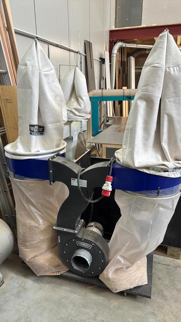 Mooie dubbelzak afzuiging, Doe-het-zelf en Verbouw, Ophalen, Zo goed als nieuw, Afzuiger