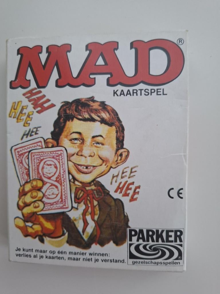 mad kaartspel, Hobby en Vrije tijd, Ophalen of Verzenden, Zo goed als nieuw, Parker Brothers