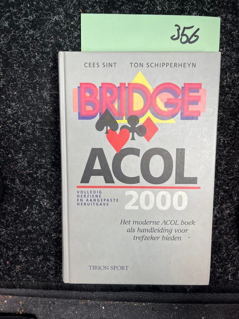 Bridge ACOL 2000: Handleiding voor trefzeker bieden, Boeken, Overige Boeken, Zo goed als nieuw, Ophalen of Verzenden