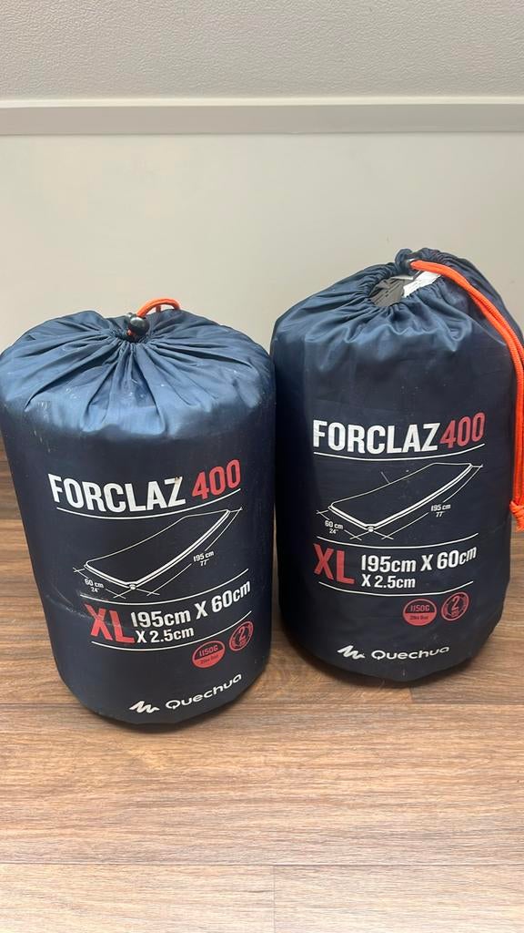 2x Slaapmatjes Quechua Forclaz 400 XL, Caravans en Kamperen, Slaapmatten, Gebruikt, 1-persoons, Ophalen of Verzenden
