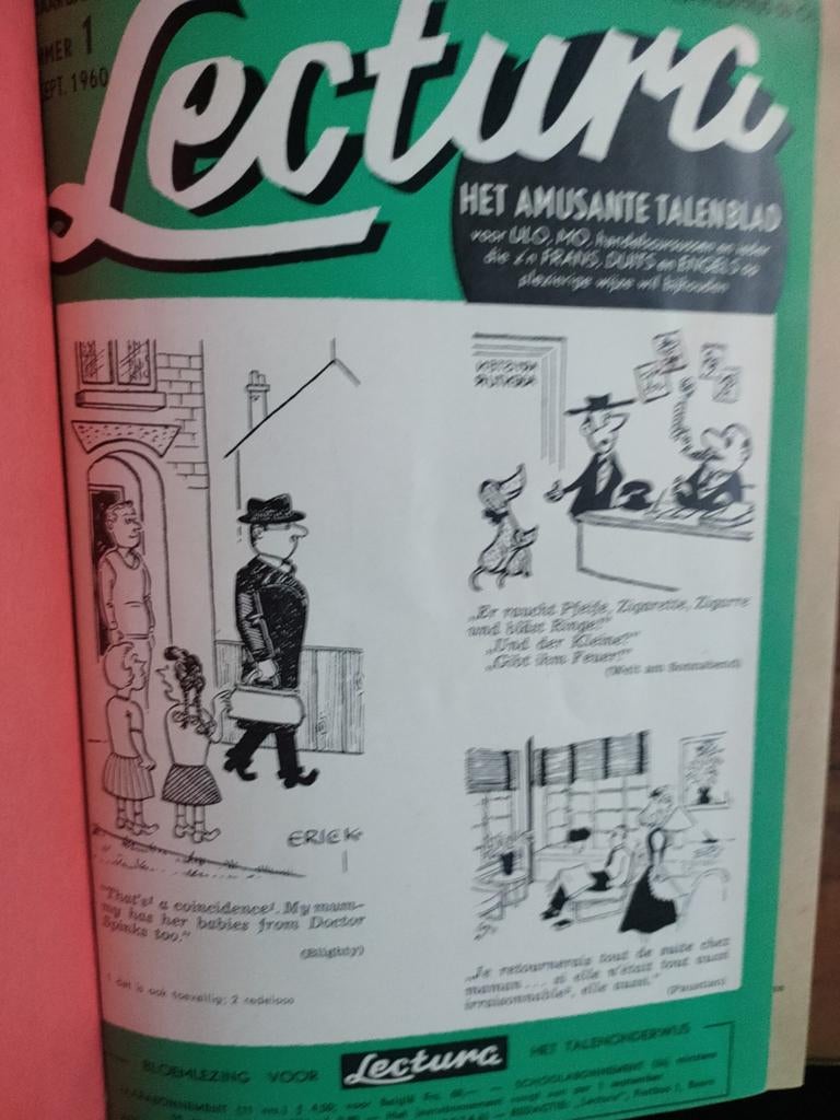 Lectura - Het Amusante Talenblad (1957-1962) - 4 Boeken, Ophalen of Verzenden, Gelezen, Overige typen
