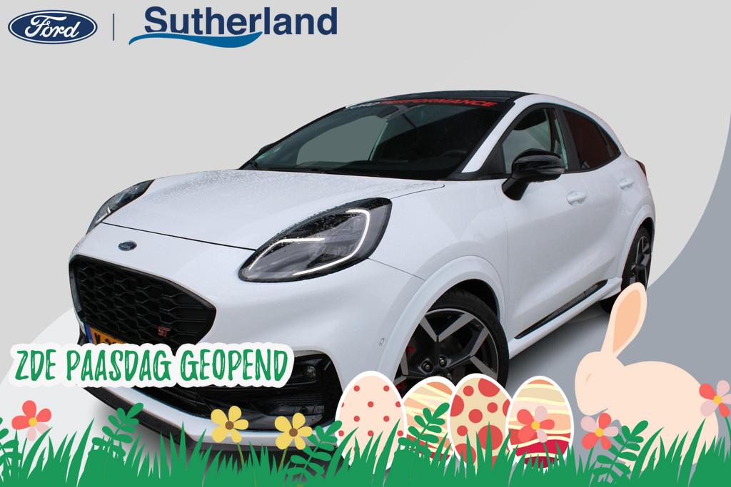 Ford Puma 1.5 EcoBoost ST-X | 200pk | NL auto | Trekhaak | C, Voorwielaandrijving, 1258 kg, Leder en Stof, Wit