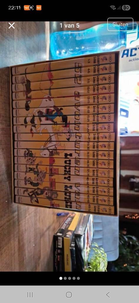 Lucky Luke Verzamelbox - 17 DVD's - Zo goed als nieuw, Cd's en Dvd's, Dvd's | Tekenfilms en Animatie, Ophalen of Verzenden