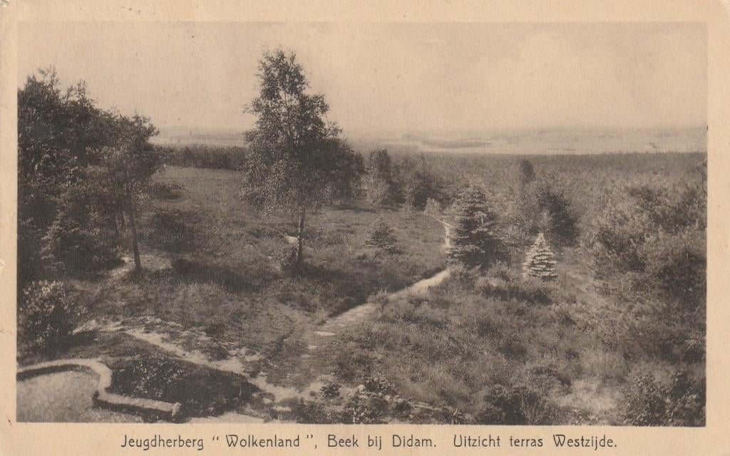 BEEK (Didam) Jeugdherberg Wolkenland Uitzicht Terras, Verzenden, 1920 tot 1940, Gelopen, Gelderland