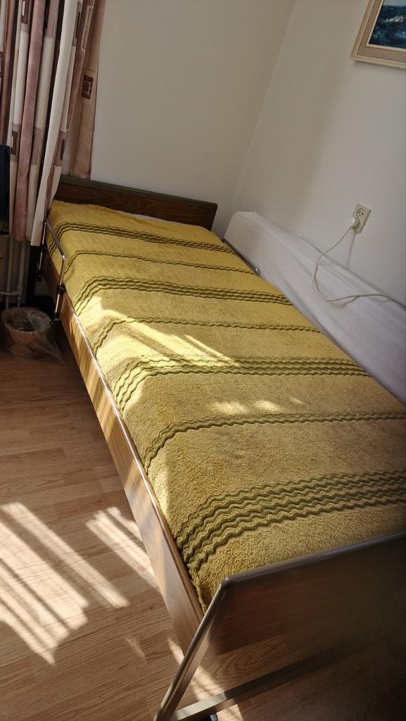 Auping 1-persoonsbed met spiraalbodem, Huis en Inrichting, Slaapkamer | Bedden, Ophalen, Gebruikt, 90 cm, Eenpersoons