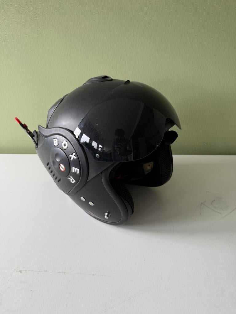 Boxxer helm m, Motoren, Kleding | Motorhelmen, Ophalen of Verzenden, Tweedehands, Systeemhelm, Overige merken