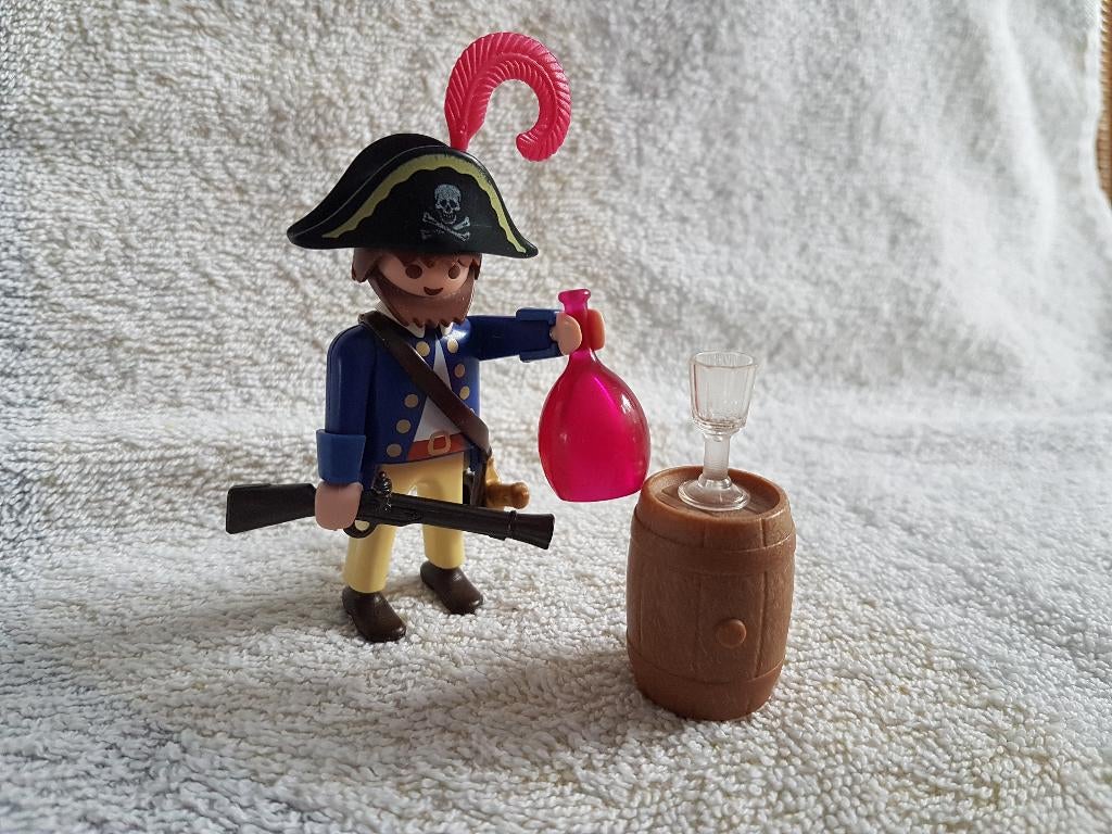 playmobil piraat met rumvat 3791, Ophalen of Verzenden, Zo goed als nieuw, Complete set