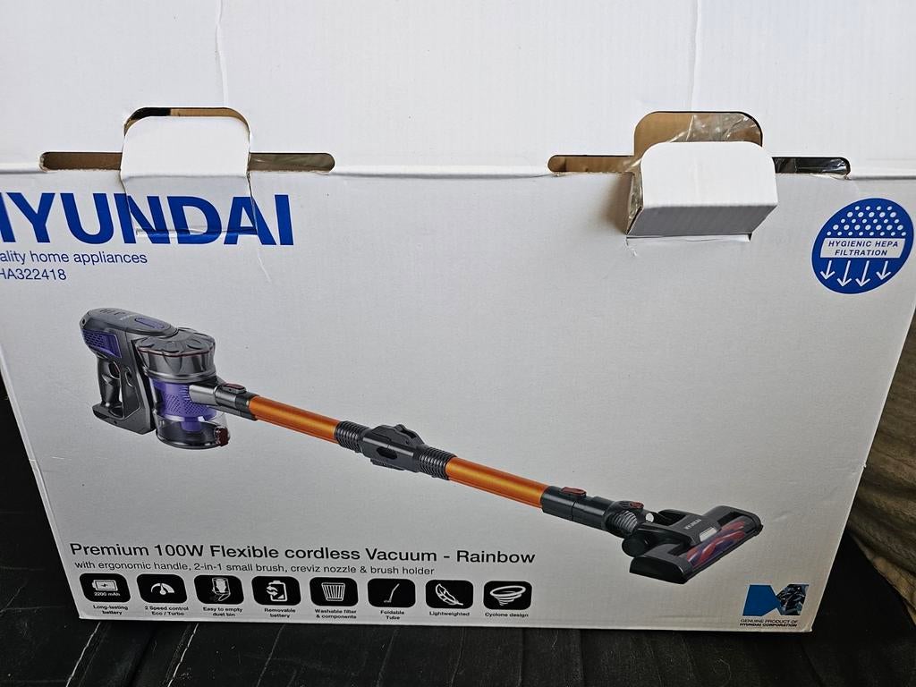 Te koop Hyundai HHA322418 steelstofzuiger nieuw in de doos, Witgoed en Apparatuur, Stofzuigers, Ophalen of Verzenden, Nieuw, Reservoir