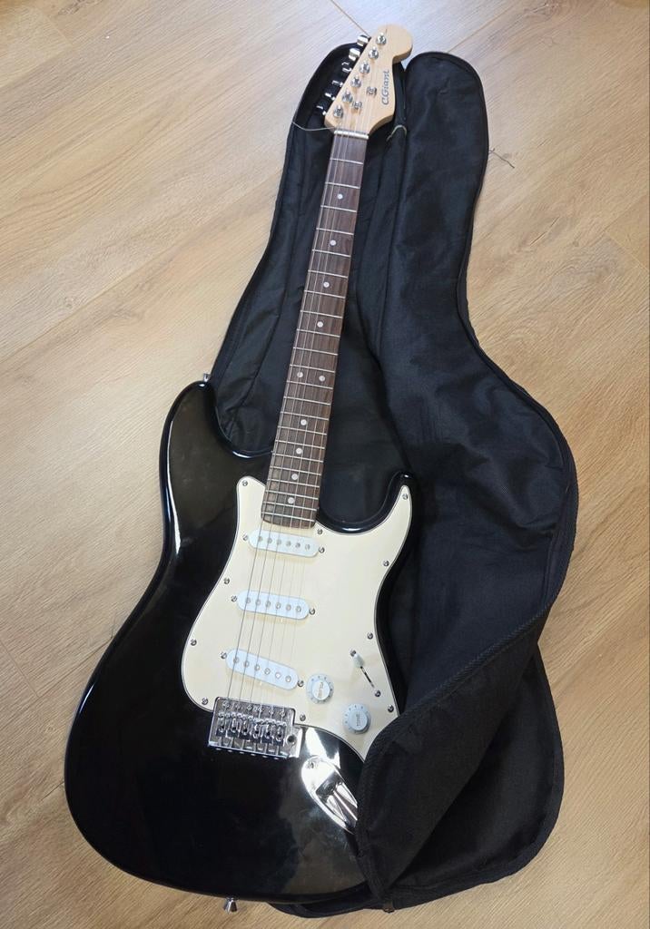 Elektrische Gitaar C giant - Zwart, Ophalen, Gebruikt, Solid body, Overige merken