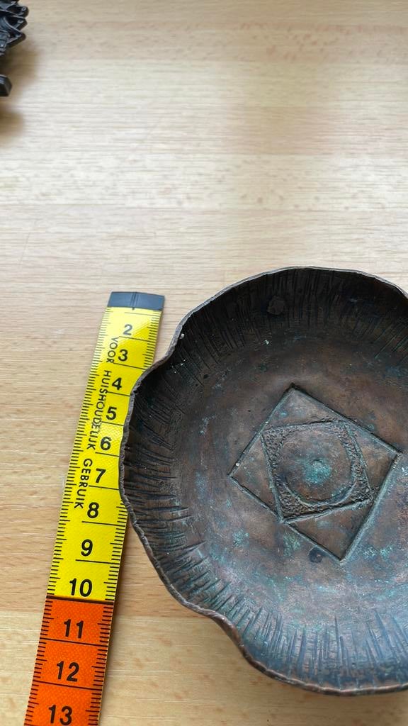 Koperen asbak, 1910, Ophalen of Verzenden