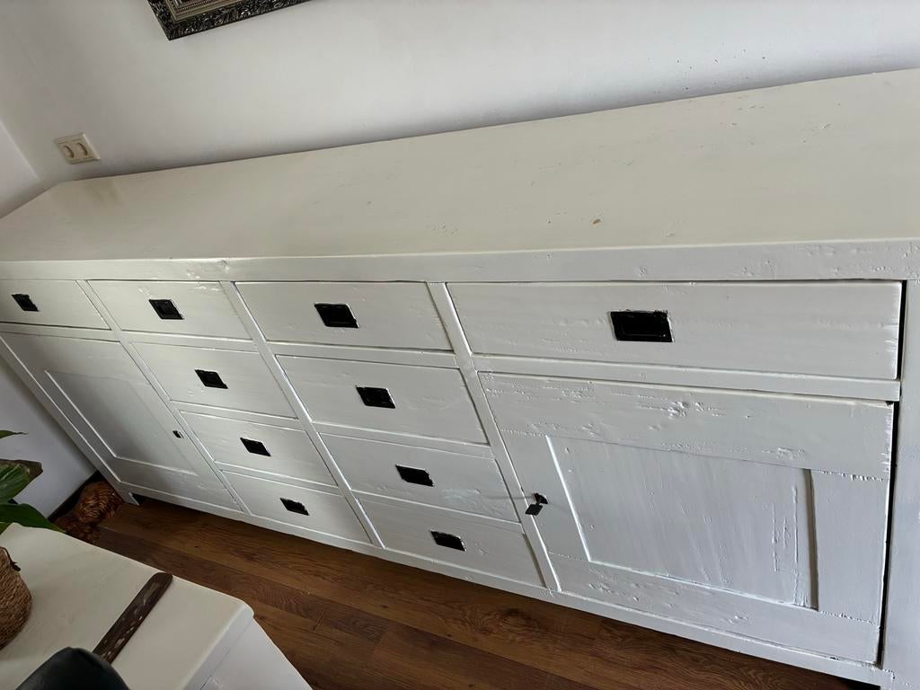 Gratis af te halen: Bank, eettafel, dressoir, tv-meubel, mat, Ophalen, Gebruikt, 150 tot 200 cm, Met lade(s)