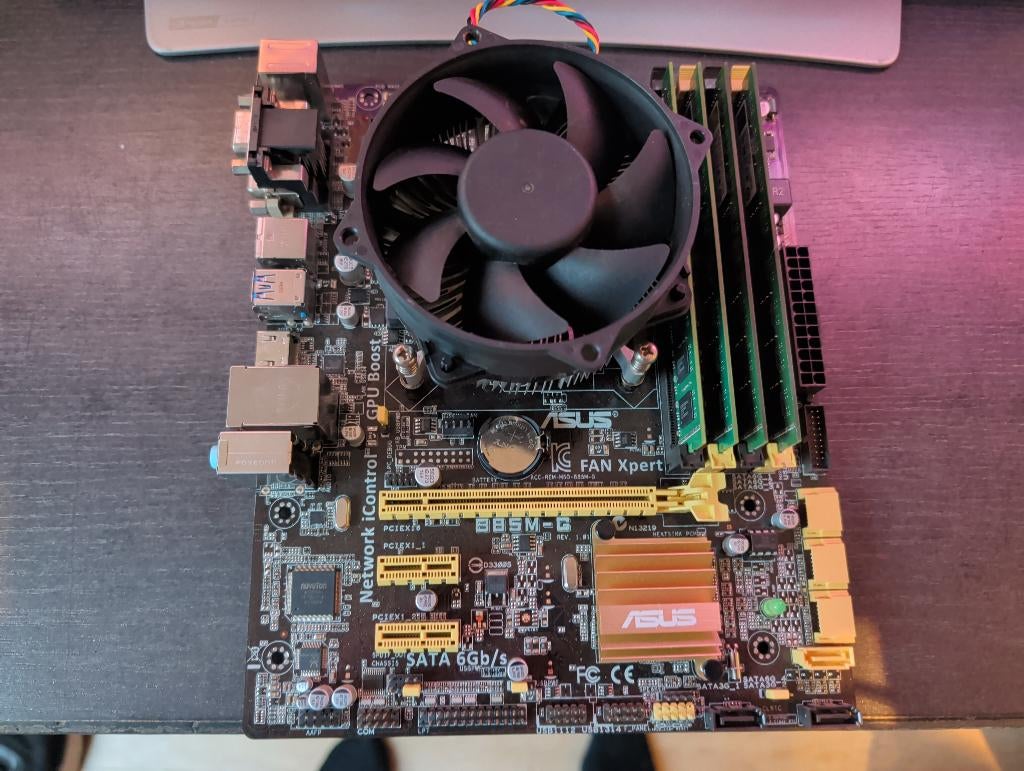 I7-4790K, 32GB DDR3, Asus B85M-G set, DDR3, Ophalen of Verzenden, Zo goed als nieuw, Micro-ATX