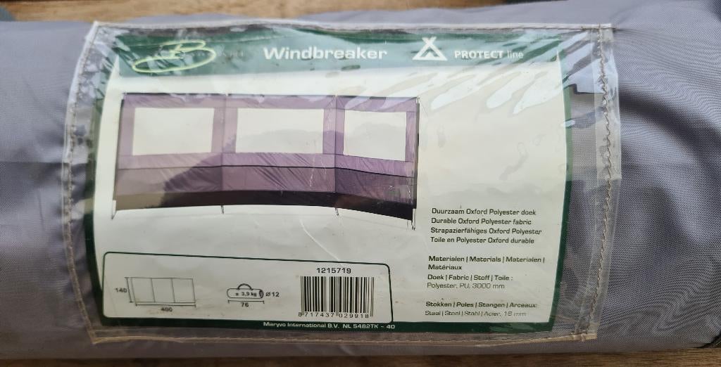 Windscherm / Windbreaker Barbani  Gratis Op te Halen!!!, Caravans en Kamperen, Windschermen, Ophalen, Zo goed als nieuw