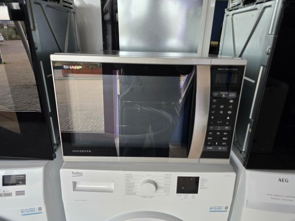Sharp R-971 INW combi magnetron | 40 liter | Gratis thuis ✅️, 60 cm of meer, Zo goed als nieuw, Draaiplateau, Vanderkooijwitgoed@hotmail.com